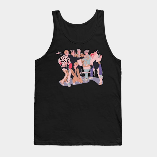 WayV Kick Back NCT Tank Top by nanaminhae